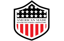 Logo for American Made Roofing and General Construction